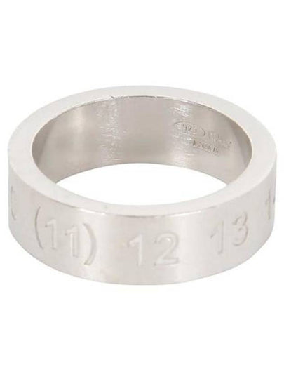 Numerical Logo Engraved Ring Silver - MAISON MARGIELA - BALAAN 2