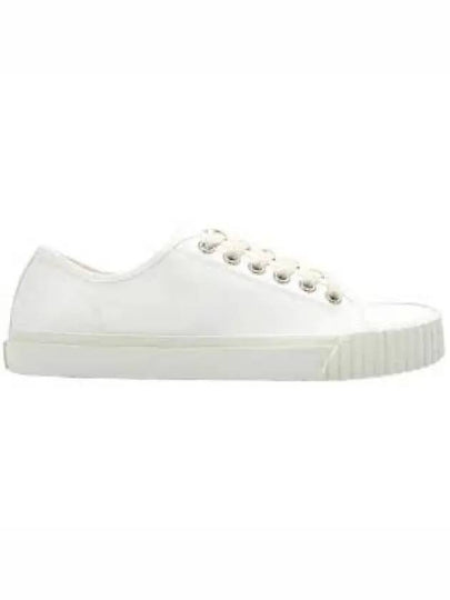 Tabi Canvas Low Top Sneakers White - MAISON MARGIELA - BALAAN 2