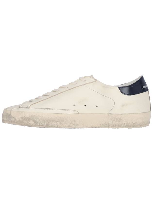 Superstar Beige Night Blue Heel Tab Sneakers - GOLDEN GOOSE - BALAAN 4