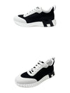 Bouncing Sneakers Mesh Suede Goatskin & Noir Blanc - HERMES - BALAAN 5