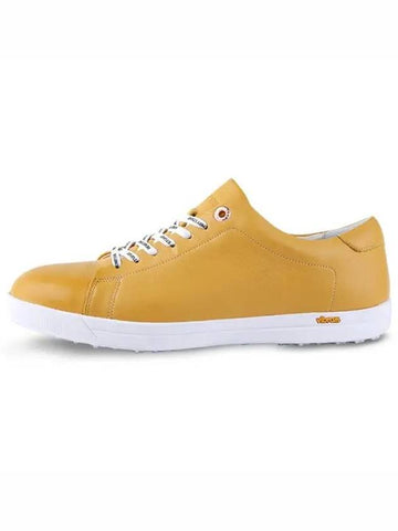 My Coupe Sheepskin Spikeless Golf Shoes Yellow - HENRY STUART - BALAAN 1