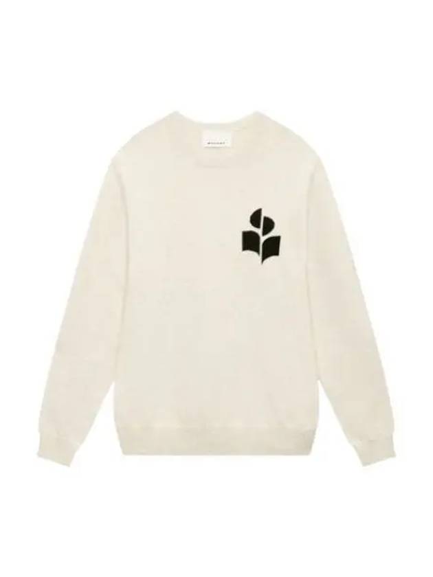 Men's Evans Logo Sweatshirt Light Grey - ISABEL MARANT - BALAAN 2