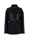 Wool Silk Go To Jacket Black - FENDI - BALAAN 2