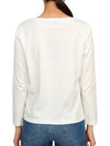 Leida Cotton Long Sleeve T-Shirt White - MAX MARA - BALAAN 5