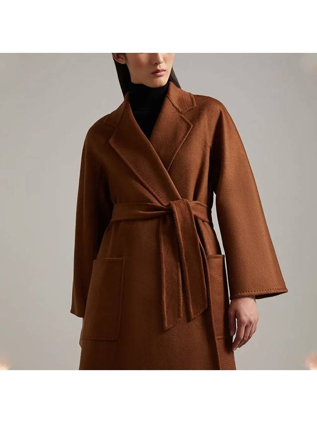 Ludmilla Icon Cashmere Single Coat Tobacco - MAX MARA - BALAAN 4