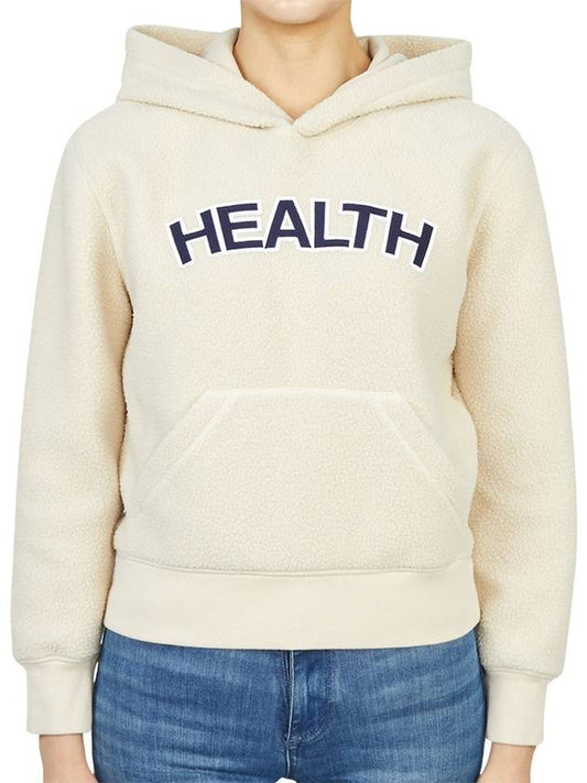 HO664CR CREAM Health Sherpa Women's Hoodie - SPORTY & RICH - BALAAN 2