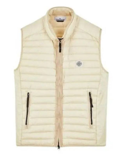 Men's Logo Patch Puffer Vest Plaster - STONE ISLAND - BALAAN 2