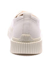 Canvas Low-Top Sneakers Ivory - AMI - BALAAN 6