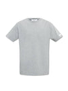 Micro Graphic Arm Logo Printing Short Sleeve T-Shirt Grey - STONE ISLAND - BALAAN 1