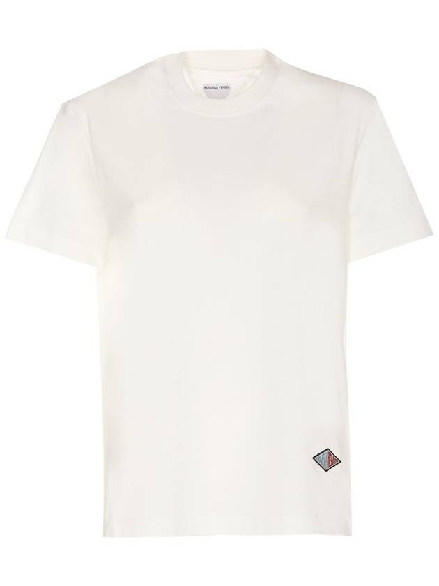 Cotton Short Sleeve T-Shirt White - BOTTEGA VENETA - BALAAN 2