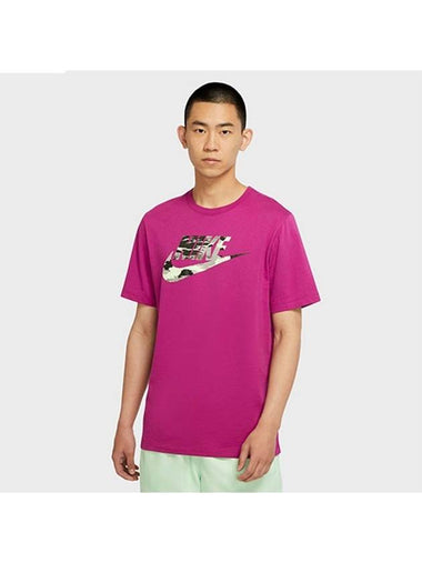 01CU8915564Trend Spike Camouflage TShirtPurple - NIKE - BALAAN 1