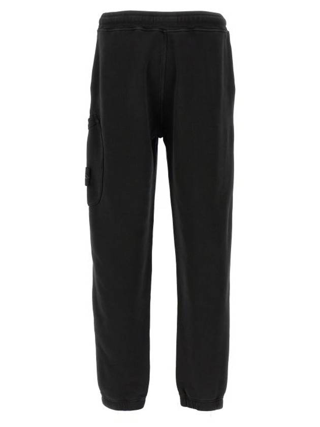 Cotton Cargo Jogging Pants Black - STONE ISLAND - BALAAN 3