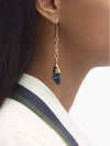 Dumortierite Stone Drop Earrings - MARNI - BALAAN 3