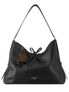 Carry All Dark MM Shoulder Bag Black - LOUIS VUITTON - BALAAN 1