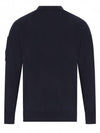 Lens Cotton Cardigan Navy - CP COMPANY - BALAAN 3