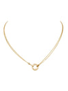 Love 2 Diamond Necklace Gold - CARTIER - BALAAN 1