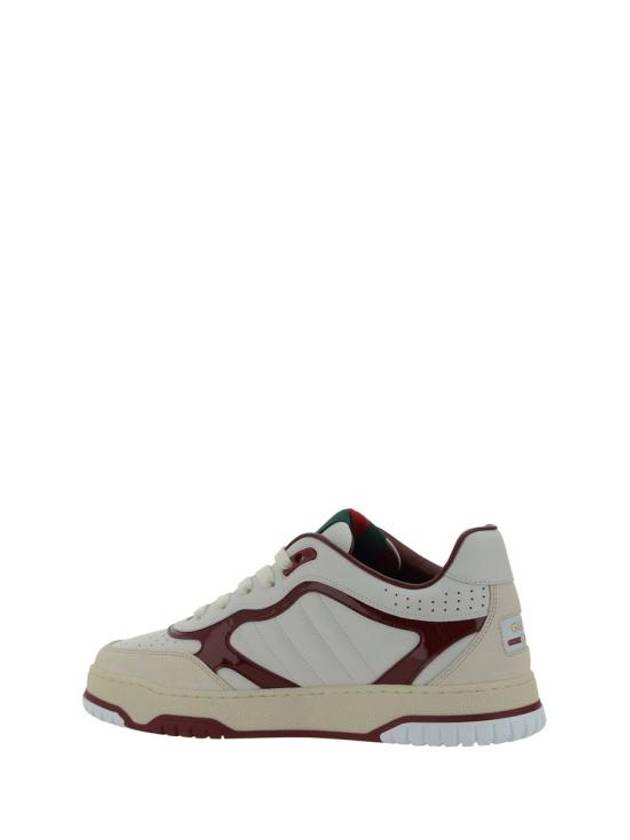 Men's Reweb Low Top Sneakers White - GUCCI - BALAAN 4