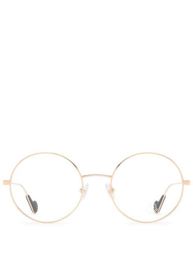 Round Metal Eyeglasses Gold - MONCLER - BALAAN 1