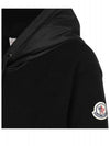 Arm Logo Hoodie Black - MONCLER - BALAAN 6