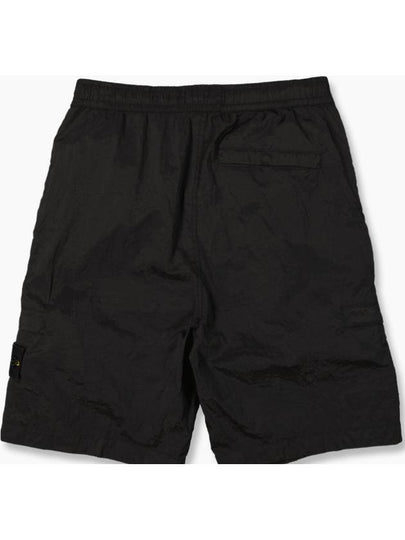 Nylon Metal Bermuda Wappen Short Pants Black Ice 7615L1721 - STONE ISLAND - BALAAN 2