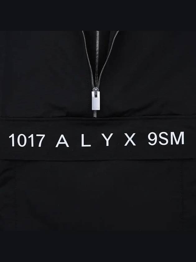 logo print windbreaker black - 1017 ALYX 9SM - BALAAN 6