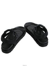 Women's Strap Logo Flavia Sandals Black - MONCLER - BALAAN.