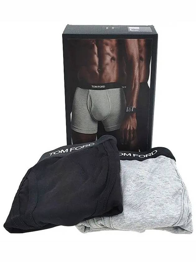 Men's Cotton Boxer Briefs 2 Pack - TOM FORD - BALAAN 5