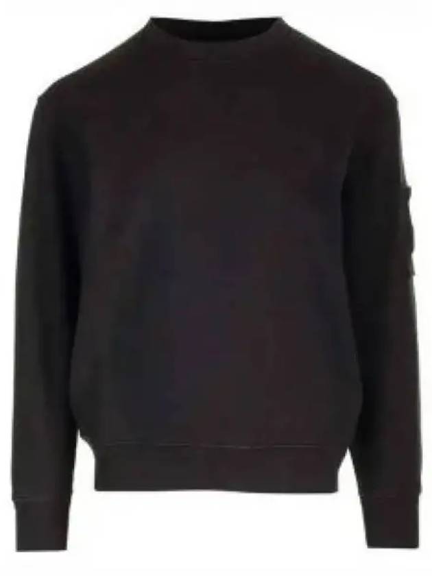 Cotton Diagonal Fleece Lens Sweatshirt Black - CP COMPANY - BALAAN 2