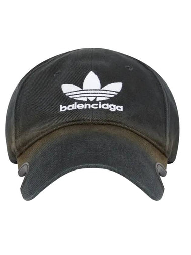 Logo Print Ball Cap Black - BALENCIAGA - BALAAN 1