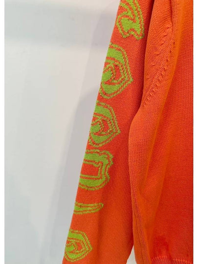 Sleeve Logo Sweater Knit 117176 Orange MENS L XL XXL - STUSSY - BALAAN 2