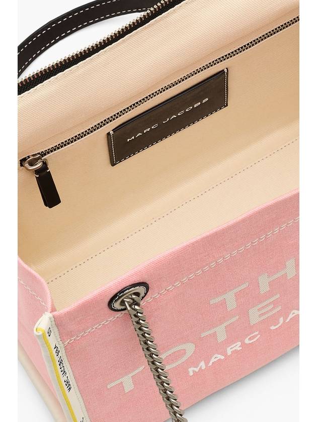 Denim Chain The Medium Tote Ribbon Pink 2F4HTT018H05 669 - MARC JACOBS - BALAAN 5