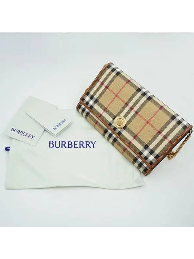 Vintage Check Chain Mini Cross Bag Archive Beige - BURBERRY - BALAAN 3