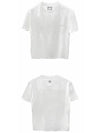 Luminous Back Logo Short Sleeve T-Shirt White - WOOYOUNGMI - BALAAN 5