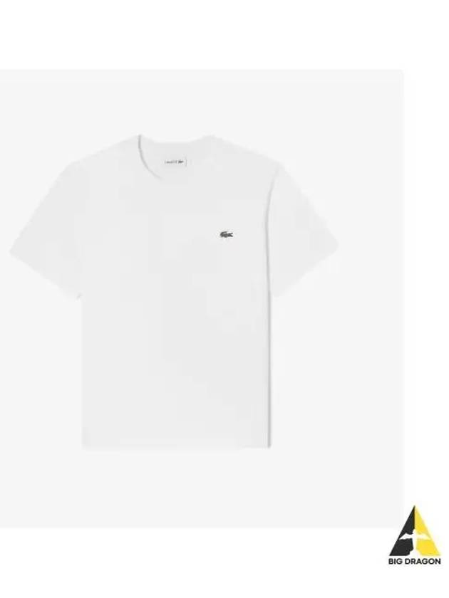 Men s Basic Crew Neck T Shirt White - LACOSTE - BALAAN 1