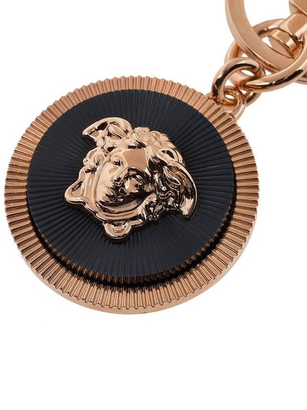 Medusa Face Keyring Gold Black - VERSACE - BALAAN 6