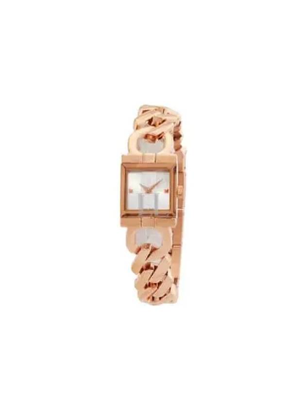 Double Gancini Groumette Quartz Watch Rose Gold - SALVATORE FERRAGAMO - BALAAN 2