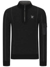 Official M TWO TONE HALF ZIP UP PULLOVER BK - ANEWGOLF - BALAAN 1