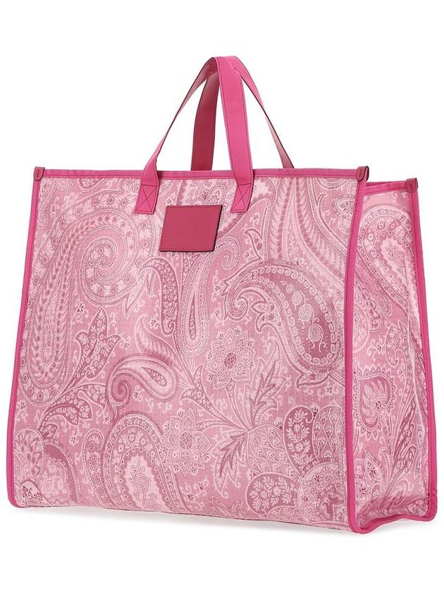 Liquid Paisley Large Tote Bag Pink - ETRO - BALAAN 3