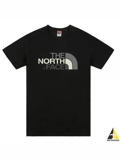 Men's Easy Cotton Short Sleeve T-Shirt Black - THE NORTH FACE - BALAAN 2