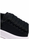 Deck Lace Up Plimsol Low Top Sneakers Black - ALEXANDER MCQUEEN - BALAAN 7