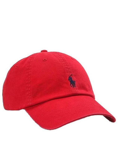 Embroidered Pony Ball Cap Red - POLO RALPH LAUREN - BALAAN 1