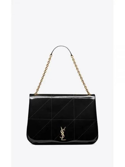 Jamie 4.3 Patent Leather Shoulder Bag Black - SAINT LAURENT - BALAAN 2