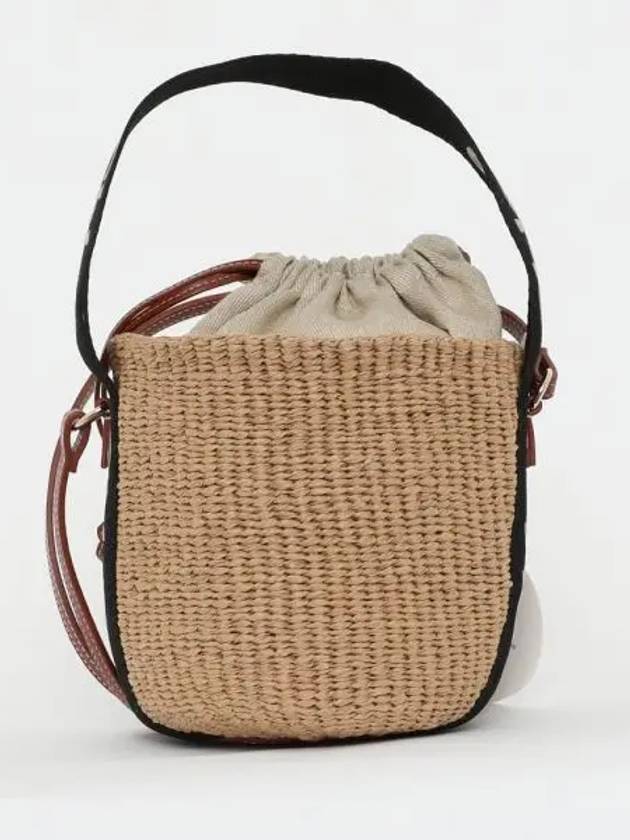 Small Woody Logo Bucket Bag Beige - CHLOE - BALAAN 2