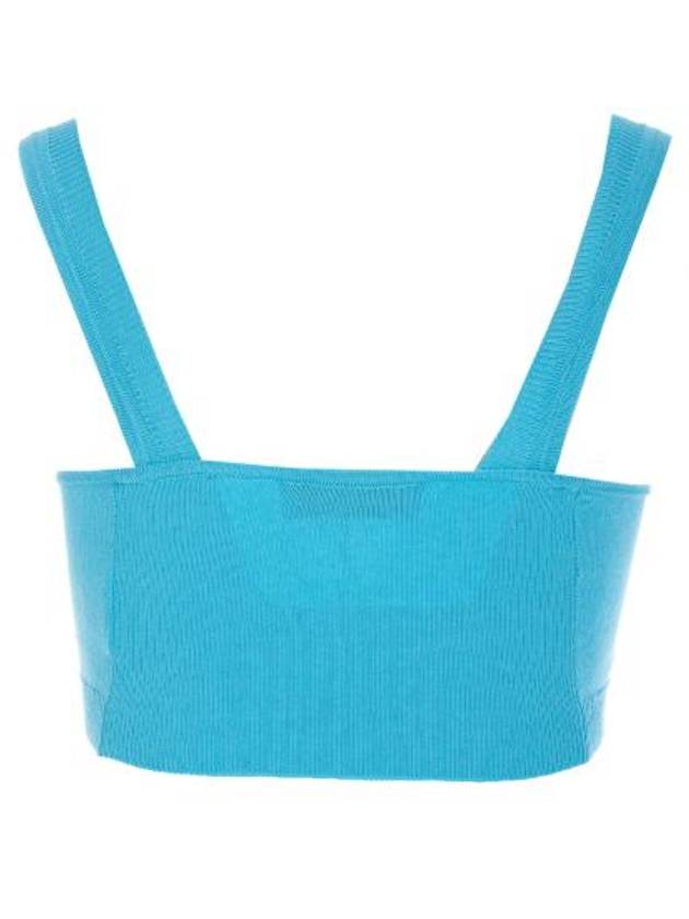 ORB Logo Knit Bra Blue - VIVIENNE WESTWOOD - BALAAN 3