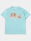 Kids Kill the Bear Printing Round Short Sleeve Light Blue PGAA002S22JER001 4060 - PALM ANGELS - BALAAN 1