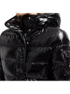 1A00017 597EU 999 BARANTE Glossy black hood down padding - MONCLER - BALAAN 5