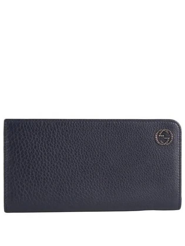 GG Metal Leather Long Wallet Navy - GUCCI - BALAAN 2