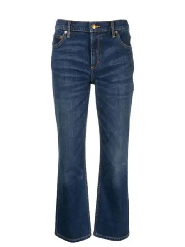 Mid-Rise Flare Jeans Blue - TORY BURCH - BALAAN 2