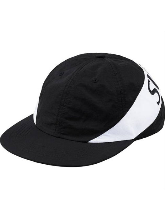 Nylon Arc 6Panel Label 6Panel Hat Camp Cap Black Nylon Arc 6Panel Black - SUPREME - BALAAN 1