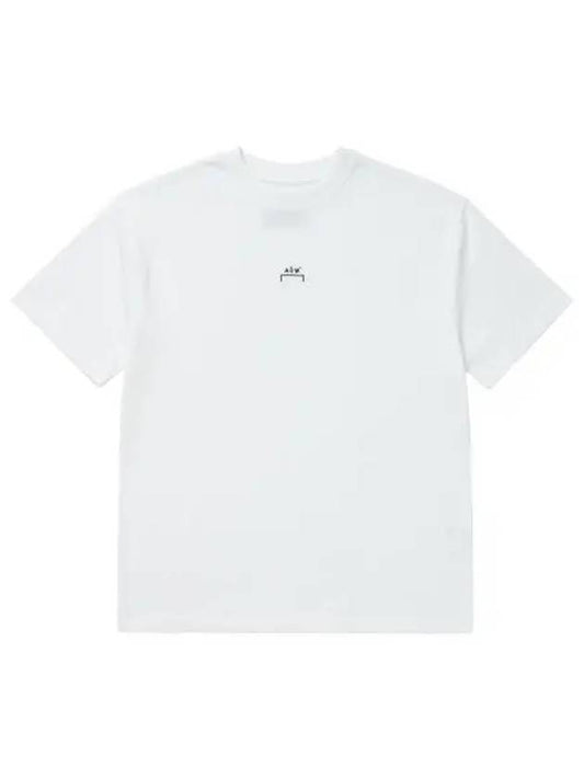 Short Sleeve ACWMTS091 WHITE Essential ACW Logo Men's Short Sleeve Tee - A-COLD-WALL - BALAAN 1